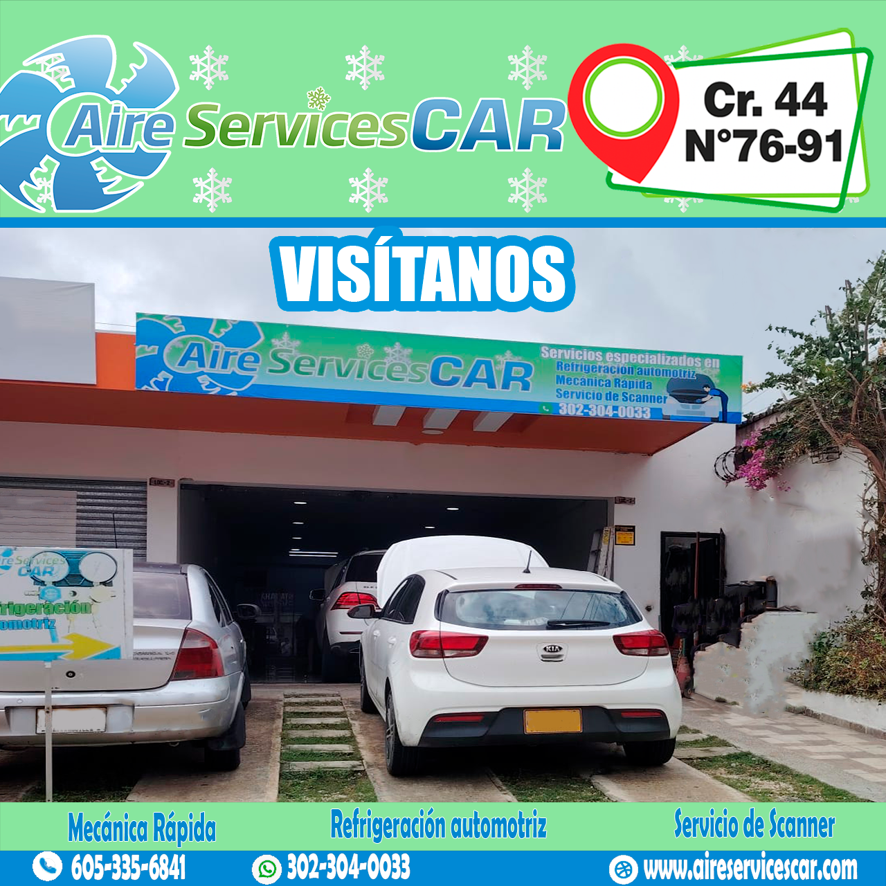 entrada a Aireservices Car Barranquilla 2